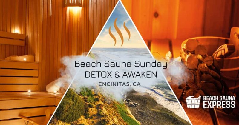 Beach Sauna Experience, Aromatherapy & Cold Plunge - The Sauna and Aromatherapy Setup