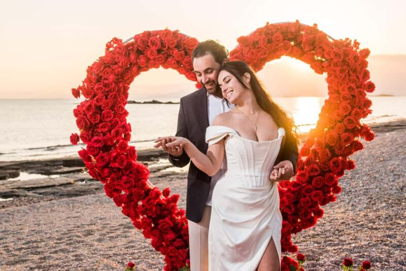 Beach Wedding Proposal in the Athenian Riviera - Experience a Romantic Beach Proposal in the Athenian Riviera