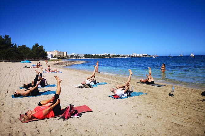 Beach Yoga San Antonio Ibiza - Diverse Participants and Inclusive Atmosphere