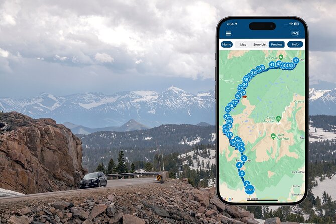 Beartooth Highway Self-Guided Driving Audio Tour - Key Points