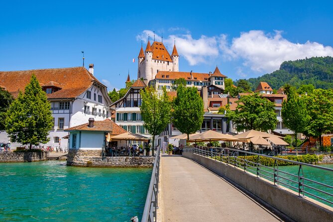 Beatus Caves, Panoramic Bridge, Nature Park Blue Lake and Lake Thun Cruise - Blue Lake to Thun: Scenic Transfer