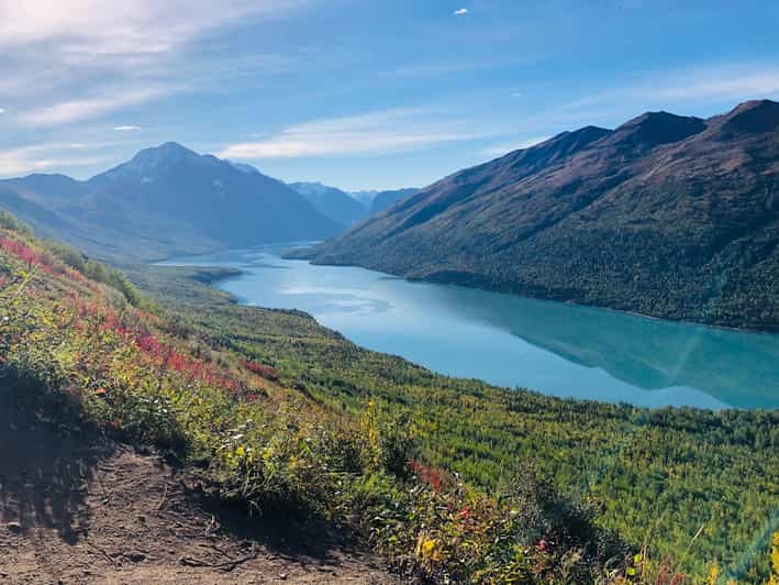 Beautiful nature around Anchorage Waterfall, Lake, Mountains - The Glacial Lake and Marshland Highlights