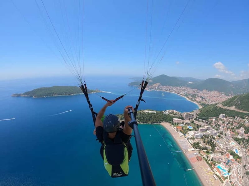 Becici Beach: Tandem Paragliding Flight in Budva Riviera - Guide Expertise and Customer Service