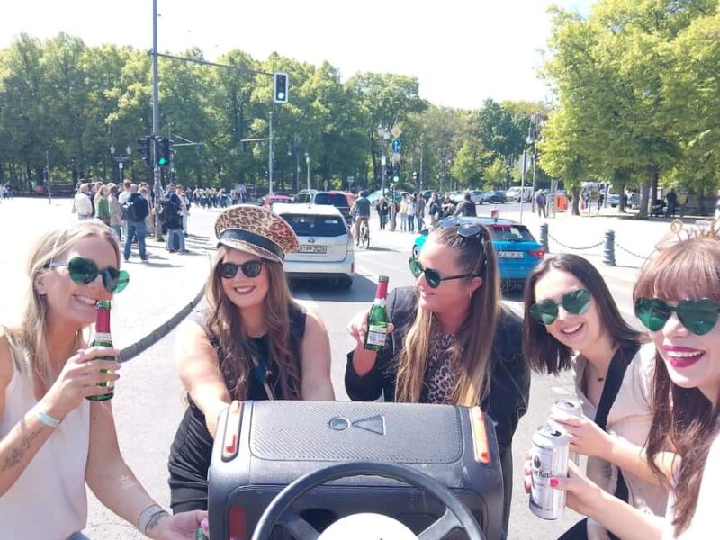 Beer Bike & Party Bike: An Unforgettable Berlin City Tour with Pick-up - The Beer and Drinks Experience on the Tour