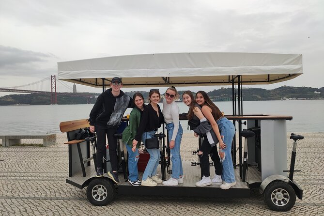 Beer Bike Ride in Lisbon - Scenic Views Along the Riverside of Belém