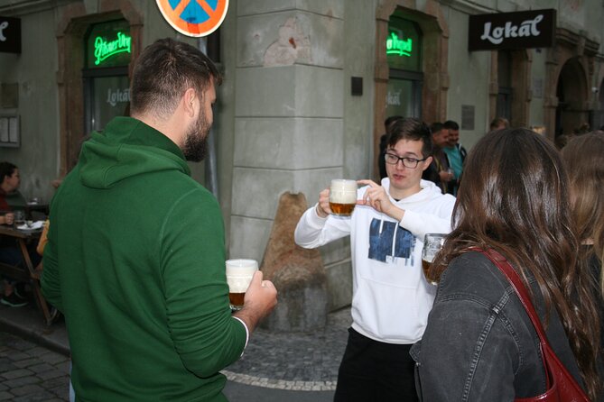 Beer Culture Walking Tour with Tasting in Prague - Crossing Charles Bridge for Pictures and City Insights