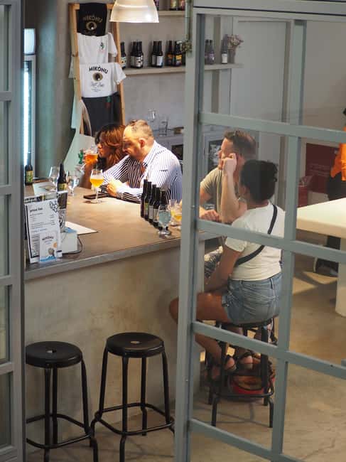 Beer Tasting at Mykonos Brewing Company - Learning How Natural Ingredients Transform into Beer