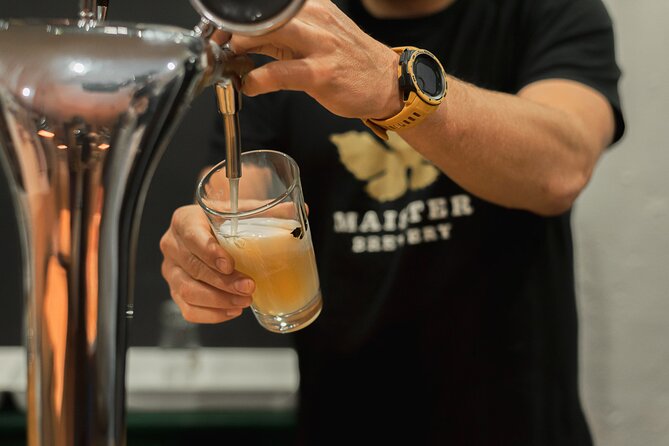 BEER WAY Kamnik Craft Brewery Visit & Tastings - Snacks Paired with Beer: Saucisson and Vegetarian Options