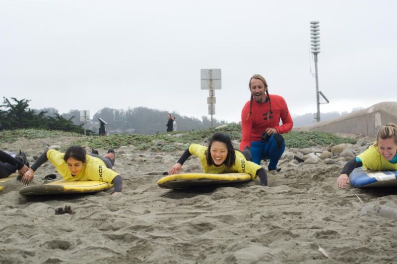 Beginner Surfing Lesson - Pacifica or Santa Cruz - The Learning Process: From Whitewater to Waves