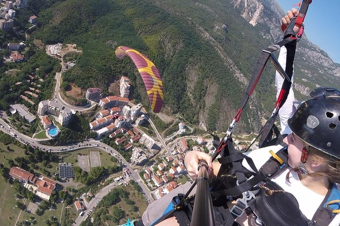 Beii Standard Paragliding Montenegro - Breathtaking Views of Beii Beach and Montenegro’s Coast