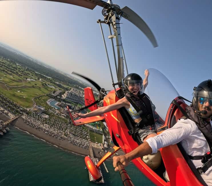 Belek Golf Courses Gyrocopter Tour - The Choice of Aircraft: Open-Style or Enclosed Gyrocopters