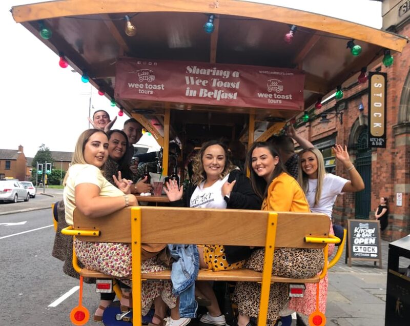 Belfast: City Centre Beer Bike Tour - Key Points