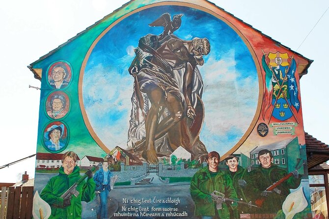 Belfast political war and peace private taxi tour 2 hrs - The Bobby Sands Mural and Living History