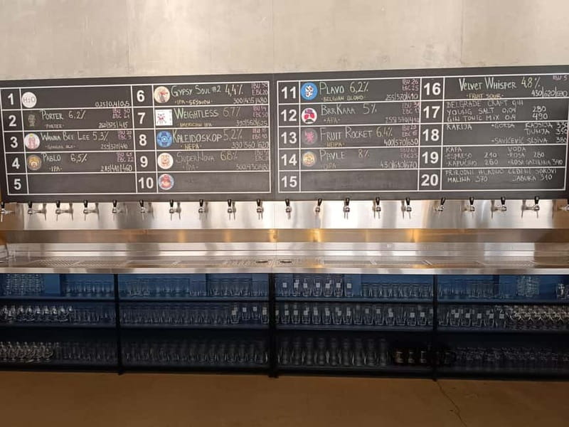 Belgrade Beer tour with beer tasting and local craft brewery - Visiting a Popular Local Craft Brewery in Serbia