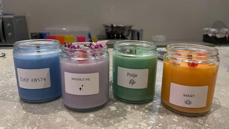 Belgrade: Create Your Own Scented Candle Experience - All Materials Included: No Hidden Costs