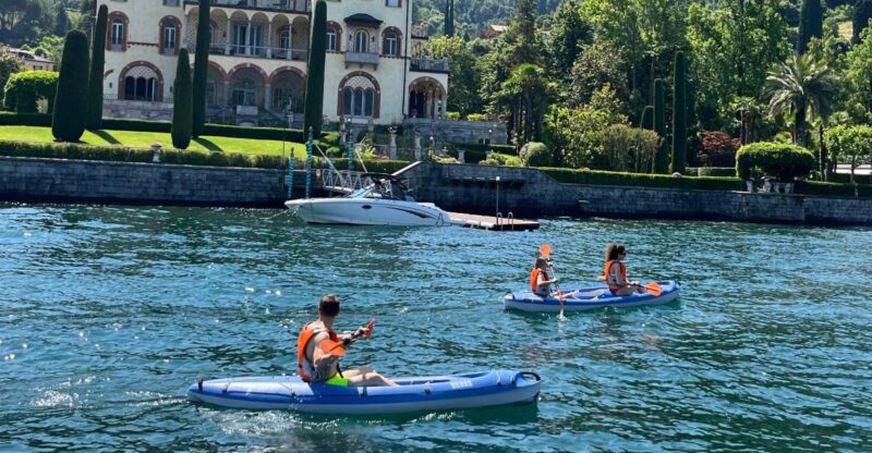 Bellagio Lake Como: Kayak Rental - Visiting Villa Lucertola and Other Shoreline Treasures