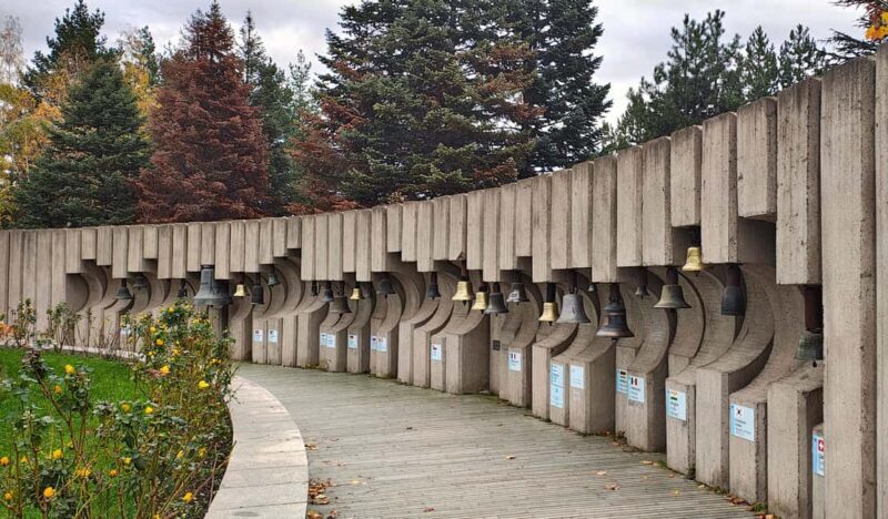 Bells park Sofia, over 100 bells. Guided, pick up drop off - Key Points