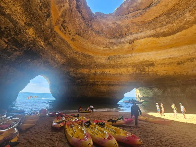 Benagil: Benagil Caves Guided Kayak Tour - What the Kayak Adventure Covers: From the Algar de Benagil to the Marinha Arches