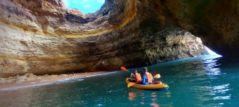 Benagil Caves: small group Kayaking Tour with a Local Guide - From Benagil Beach to Hidden Sea Caves