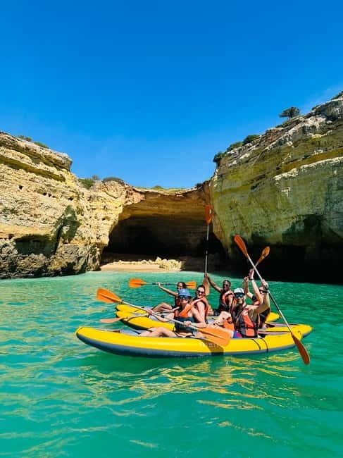 Benagil: Guided Kayak Tour inside caves and Praia da Marinha - Timing and Crowd Levels