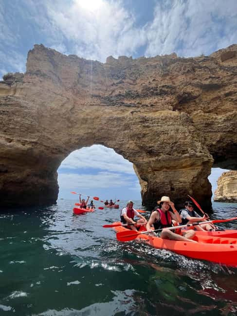 Benagil: Kayak Adventure - Swimming and Photo Stops at Praia da Marinha