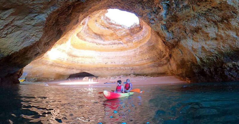 Benagil: Kayaking Adventure in Benagil Caves & Marinha Beach - Exploring the Benagil Cave in Detail