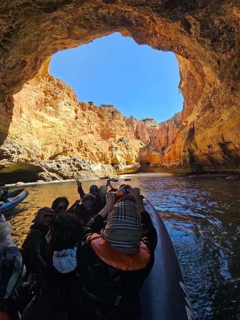Benagil private boat tour of benagil caves - Swimming and Snorkeling at the End of the Tour