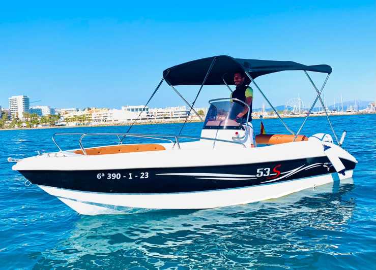 Benalmádena: Boat Rental without License - What Makes the Boats Suitable for All and Easy to Use