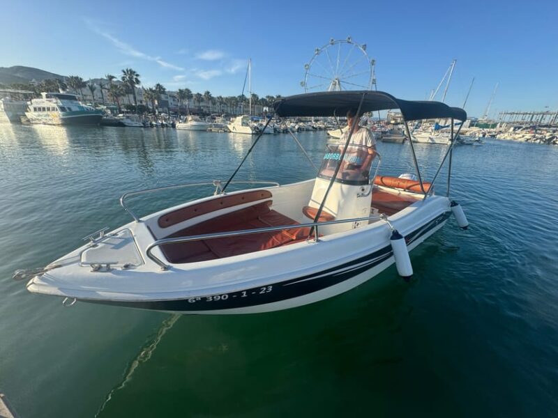 Benalmádena: Boat Rental without License - The Stops and Highlights of the Itinerary
