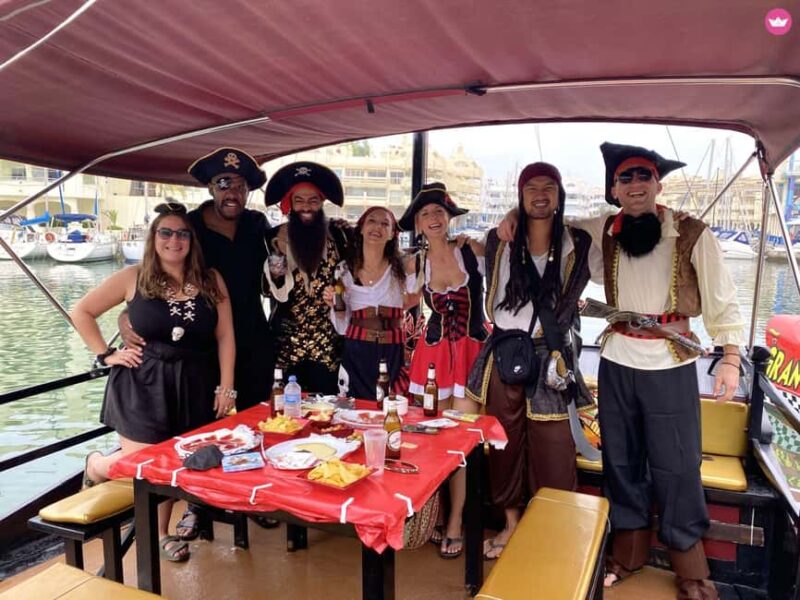 Benalmádena: Boat ride and swim in the sea with a drink - Flexible Departure Times and Onboard Comfort