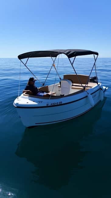 Benalmádena: license-Free Rent Boat for Dolphin Watching - Enjoying Dolphin Watching and Marine Life Viewing