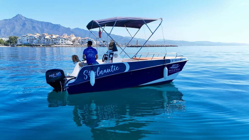 Benalmádena: license-Free Rent Boat for Dolphin Watching - Experience the Costa del Sol from the Water