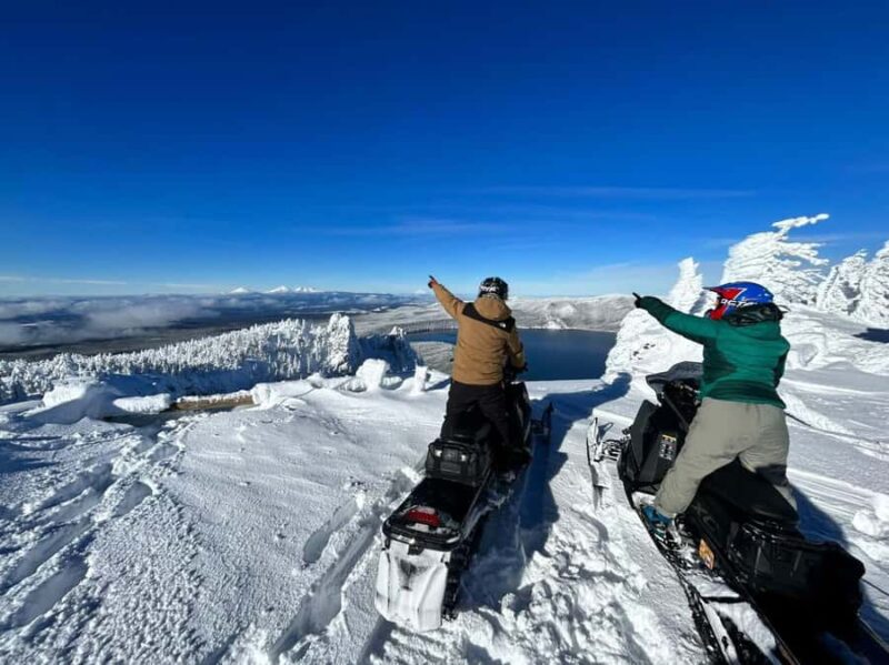 Bend: Guided Snowmobile Tours In National Volcanic Monument - Riding the Latest Polaris Snowmobiles