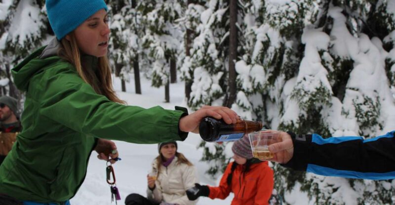Bend: Half-Day Shoes, Brews, and Views Tour - The Experience of Snow-Laden Trees and Mountain Peaks