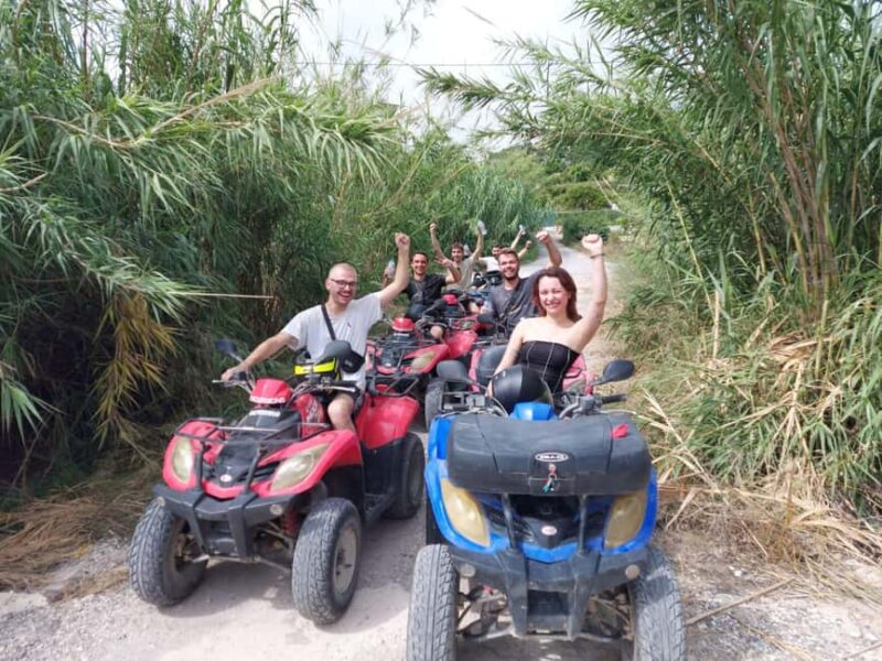 Benidorm: Two-seater quad bike tour with a stop at waterfalls for swimming - Riding Through Rivers and Mountain Trails