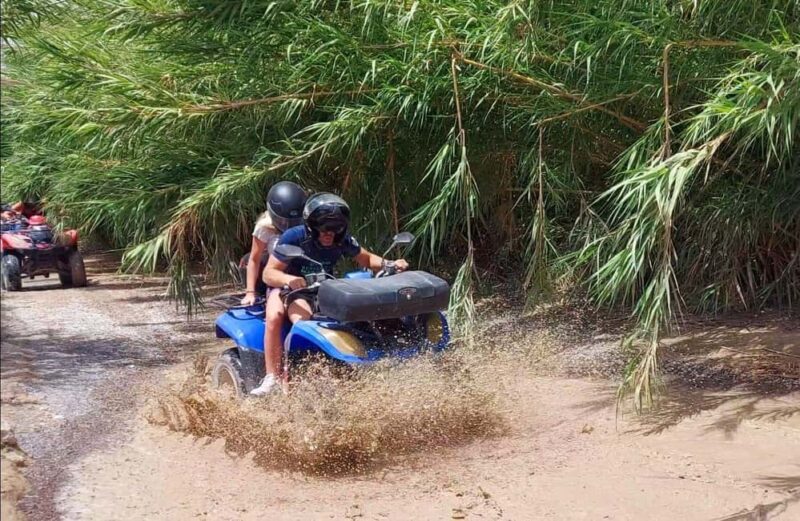 Benidorm: Two-seater quad bike tour with a stop at waterfalls for swimming - Exploring the Algar Waterfalls