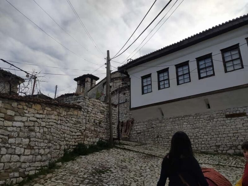 Berat Unveiled: A Stroll Through Time and Natural Beauty - The Mangalem Quarter at Sunset