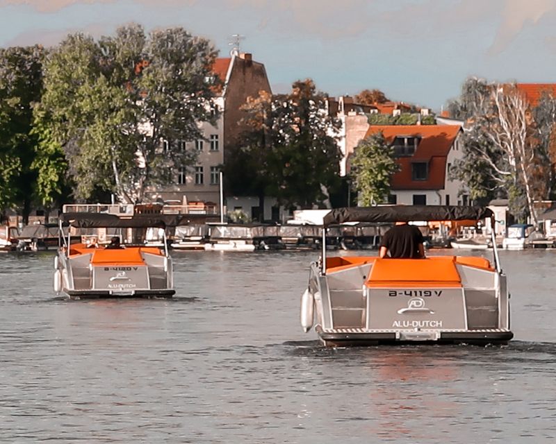 Berlin: Electric Boat Rental for self-driving 2 hrs - Key Points