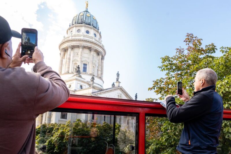 Berlin: Hop-On Hop-Off Bus & LEGOLAND Discovery Centre - The Route and Major Stops on the Bus