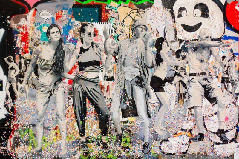 Berlin's Alternative Side: The Urban Jungle Tour - The Pink Man Graffiti and Blu’s Protest Art