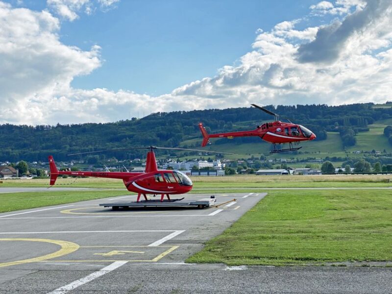 Bern: Mountain & Lake Helicopter Flight for 2 or 3 People - Key Points