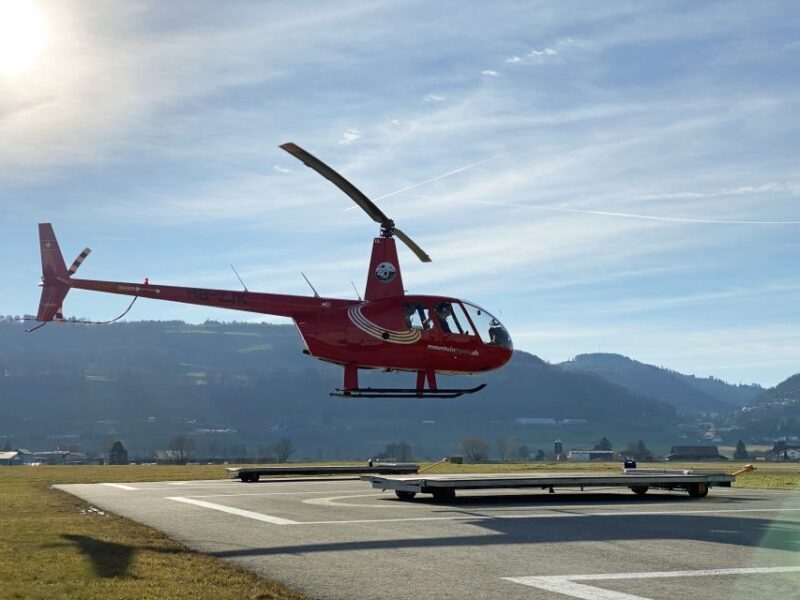 Bern: Private 54-Min Lakeland Helicopter Tour-up to 3 People - Visiting the Windmills of Chasseral and the Creux-du-Van