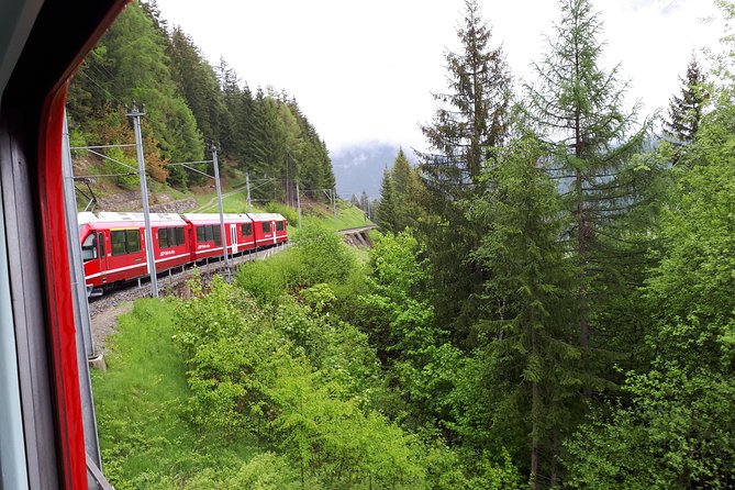 Bernina train and Swiss Alps. Departure from Desenzano - Scenic Departure from Desenzano to Lake Como