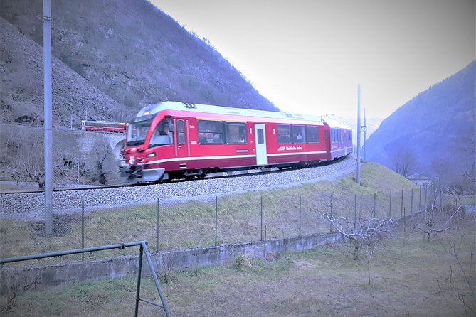 Bernina train and Swiss Alps. Departure from Desenzano - Exploring the Elegance of Saint Moritz
