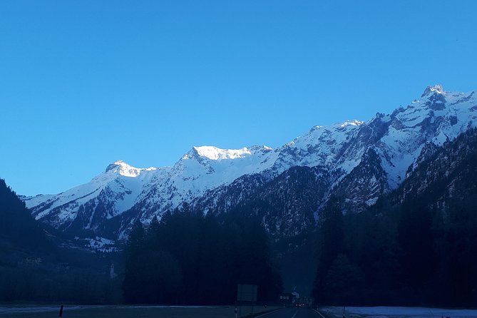 Bernina train and Swiss Alps. Departure from Desenzano - The Bernina Express: Europe’s Highest Train Ride