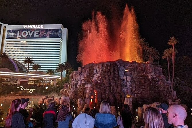 Best Boulevard of Las Vegas: A Night Walking Tour of The Strip - Witness the Mirage Volcanos Eruption