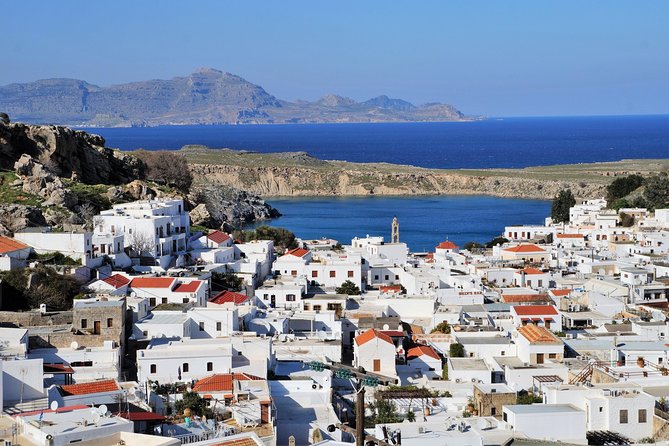 BEST OF LINDOS & RHODES - PRIVATE TOUR - SHORE EXCURSION - HALF DAY - 4 People - Coastal Drive Through Faliraki and Kallithea