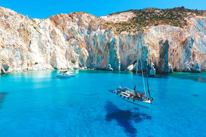 Best of Milos and Poliegos Catamaran snorkelling Cruise with BBQ - Explore Milos and Poliegos in Style on a Catamaran Snorkeling Cruise for $231.71