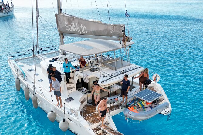 Best of Milos and Poliegos Catamaran snorkelling Cruise with BBQ - Visiting Milos Historic Klima Fishing Village