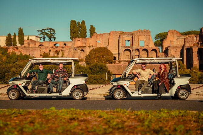 Best of Rome by golf cart - private tour larger groups - Convenient Pickup in Rome’s Historic Center